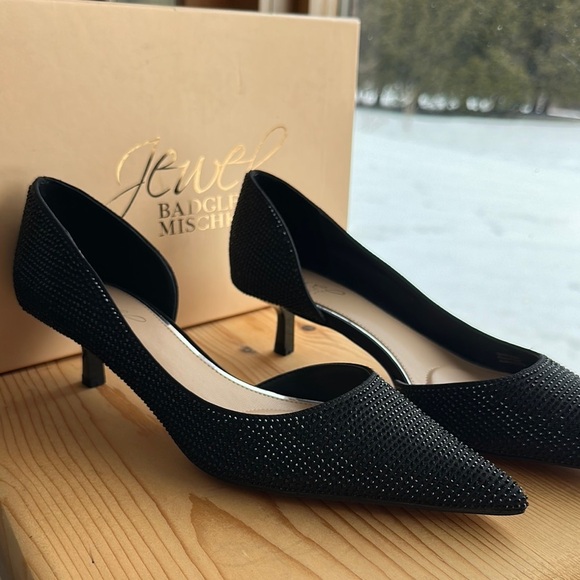 Black Kitten Heel Pumps | Pointed Toe | NWT | Size 8.5 - Picture 3 of 10